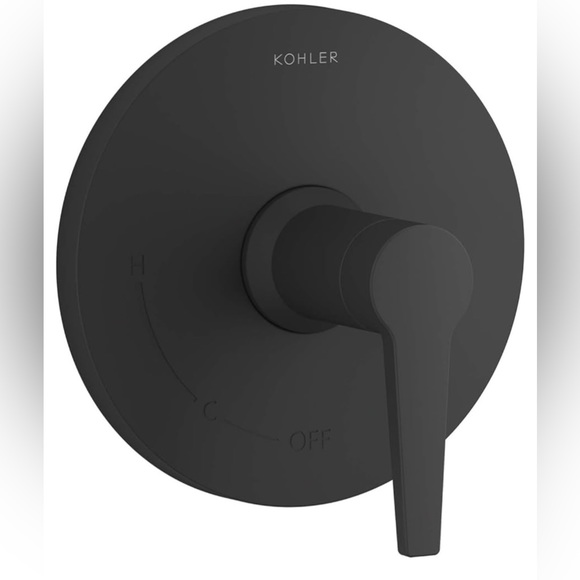 Kohler Bath Kohler Kts74424bl Pitch Ritetemp Valve Shower Trim